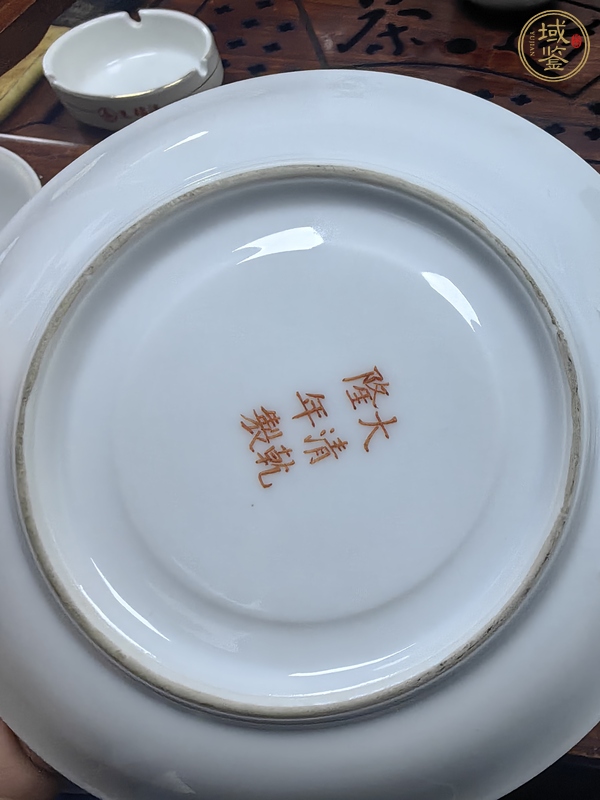 古玩陶瓷粉彩杯碟真品鑒賞圖