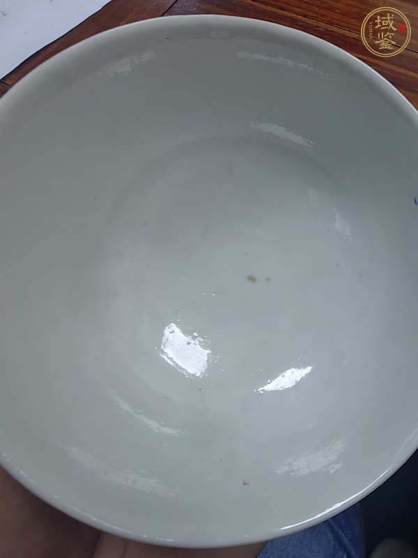 古玩陶瓷胭脂紅軋道杯真品鑒賞圖