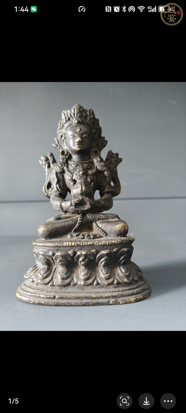 古玩銅器造像真品鑒賞圖