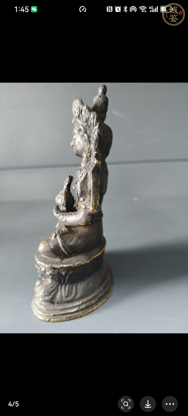 古玩銅器造像真品鑒賞圖