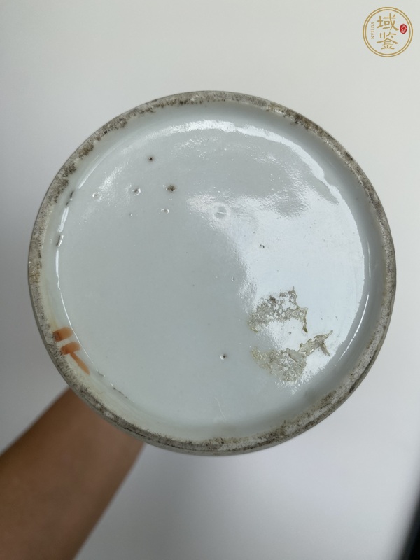 古玩陶瓷晚清粉彩瓶真品鑒賞圖