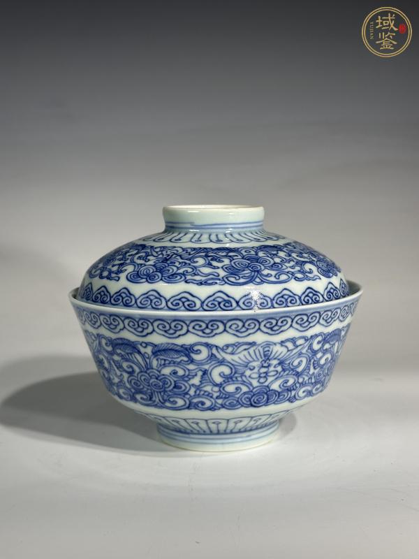 古玩陶瓷蓋碗真品鑒賞圖