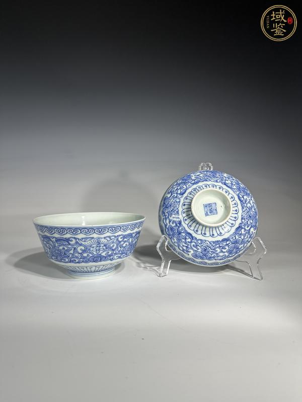 古玩陶瓷蓋碗真品鑒賞圖