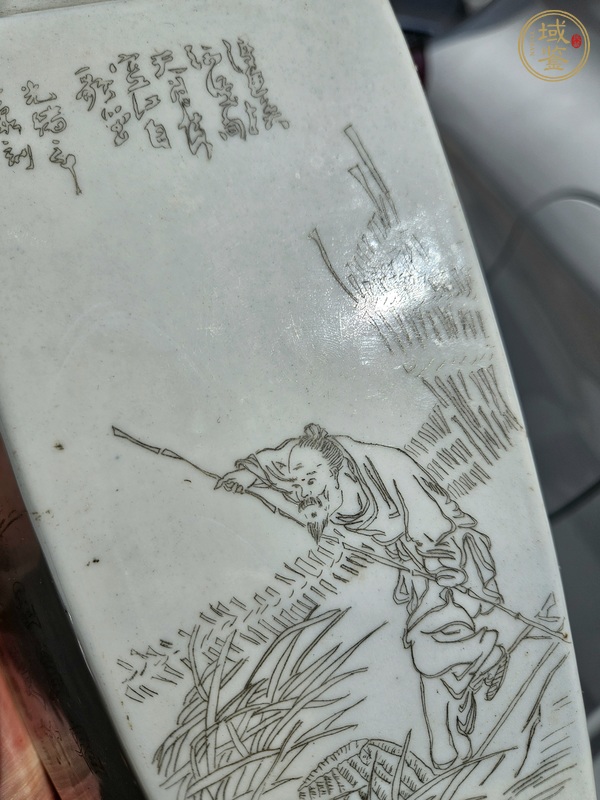 古玩陶瓷刻瓷瓶真品鑒賞圖