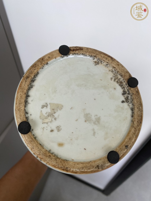 古玩陶瓷廣彩人物瓶真品鑒賞圖