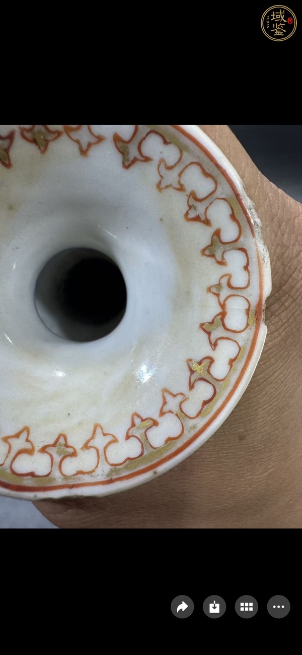 古玩陶瓷人物紋蒜頭瓶真品鑒賞圖
