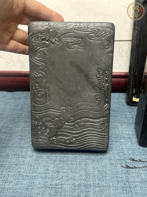 古玩陶瓷民國(guó)晚期硯臺(tái)真品鑒賞圖