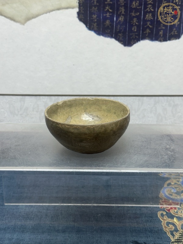 古玩陶瓷晉代青釉盞真品鑒賞圖