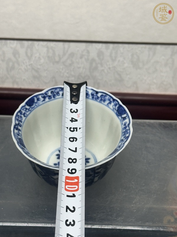 古玩陶瓷青花折沿杯真品鑒賞圖