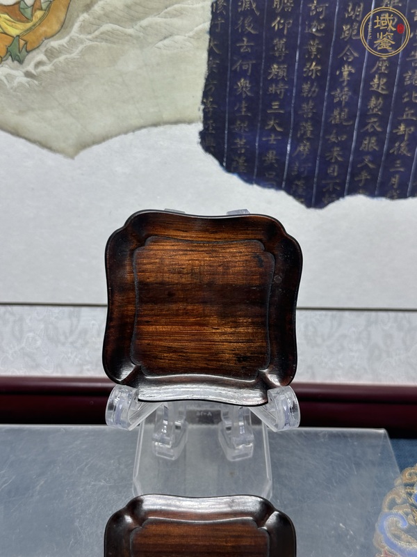 古玩陶瓷 四方倭角盞托真品鑒賞圖
