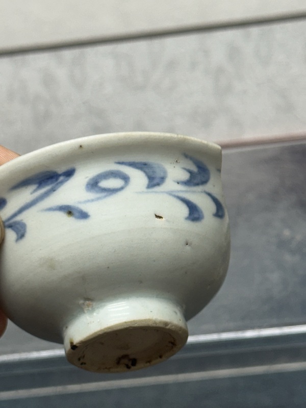 古玩陶瓷元青花盞標(biāo)本 標(biāo)標(biāo)準(zhǔn)準(zhǔn)元青花 全品6位數(shù)拍賣，當(dāng)前價(jià)格1360元