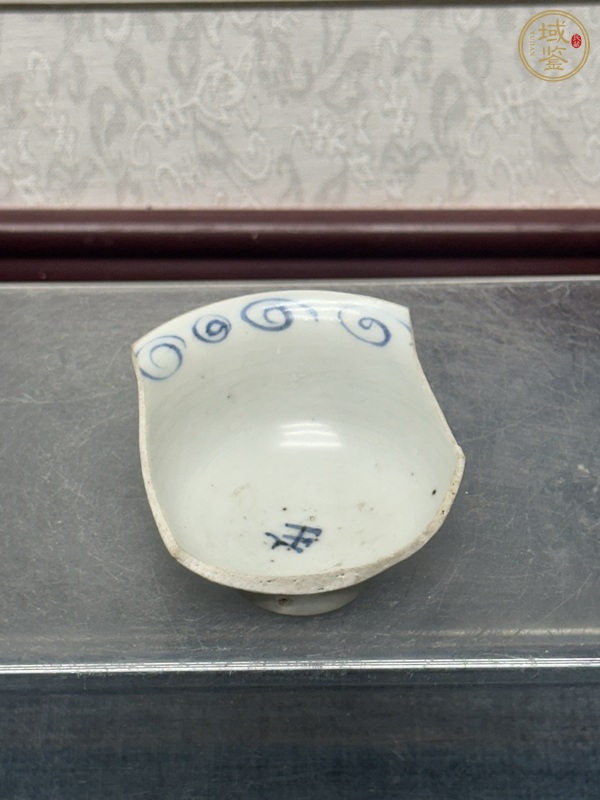 古玩陶瓷元青花盞標(biāo)本真品鑒賞圖