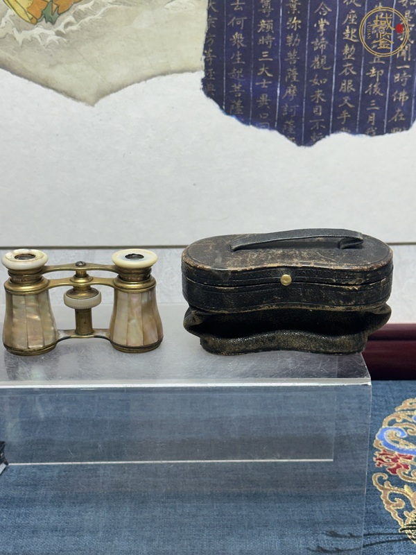 古玩陶瓷螺鈿歌劇鏡真品鑒賞圖