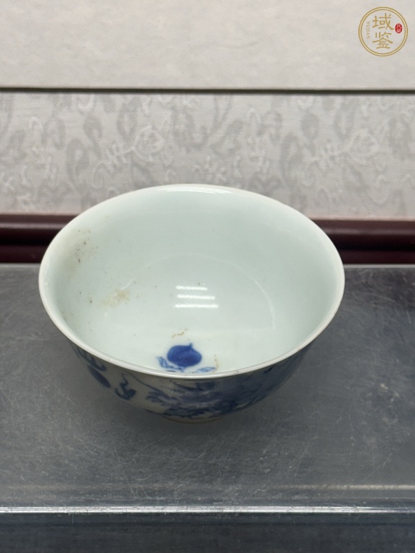 古玩陶瓷龍紋青花碗真品鑒賞圖
