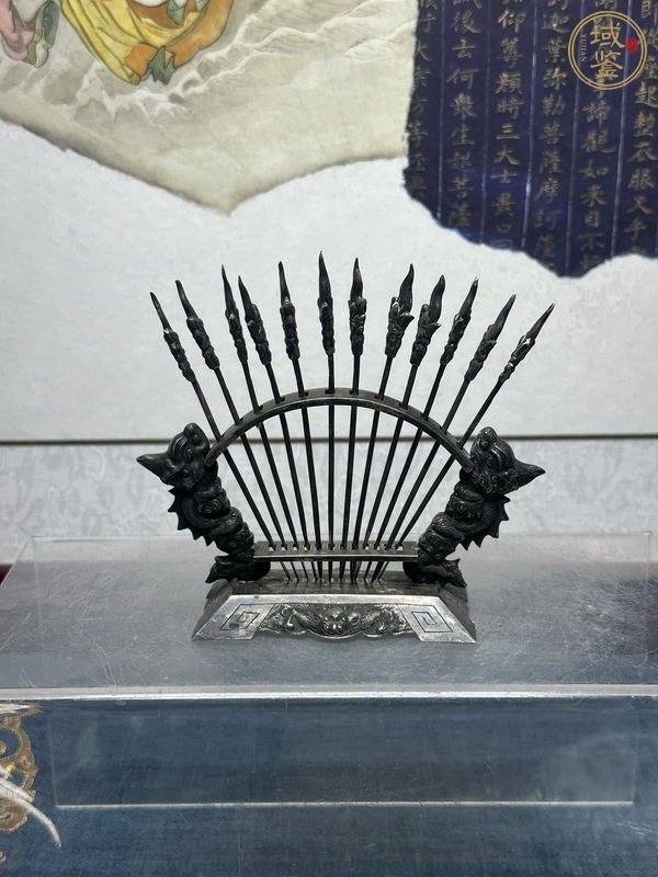 古玩民國銀質(zhì)果叉真品鑒賞圖