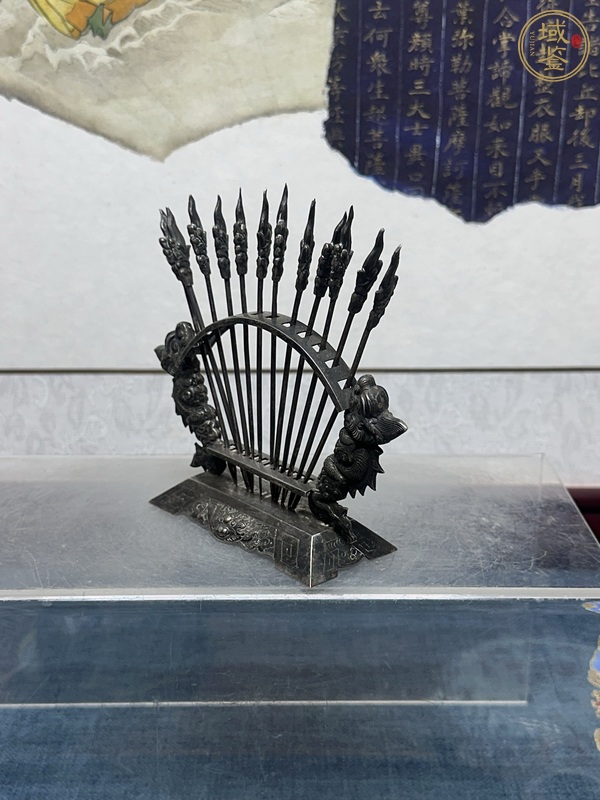 古玩陶瓷民國銀質(zhì)果叉真品鑒賞圖