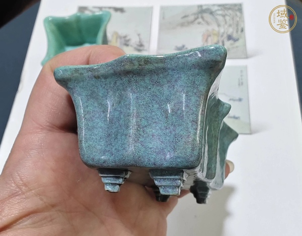 古玩陶瓷水仙盆真品鑒賞圖