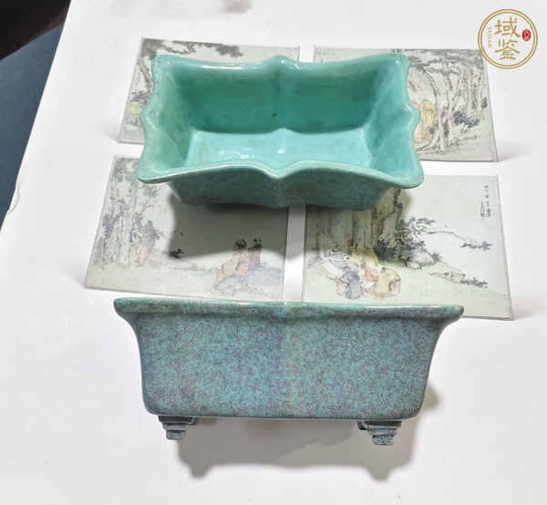 古玩陶瓷水仙盆真品鑒賞圖