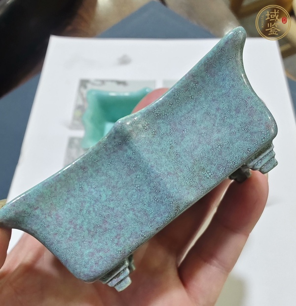 古玩陶瓷水仙盆真品鑒賞圖