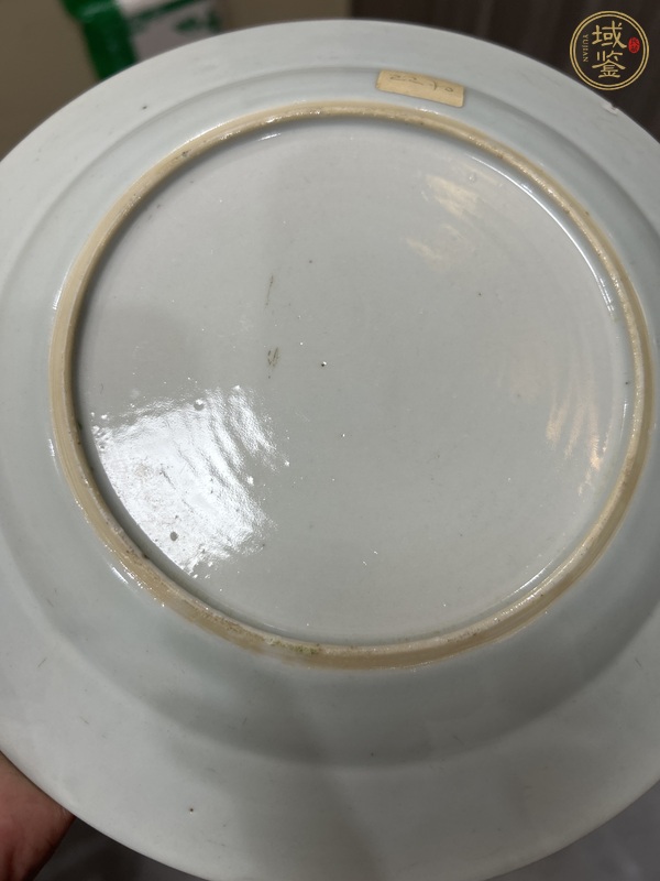 古玩陶瓷粉彩盤真品鑒賞圖