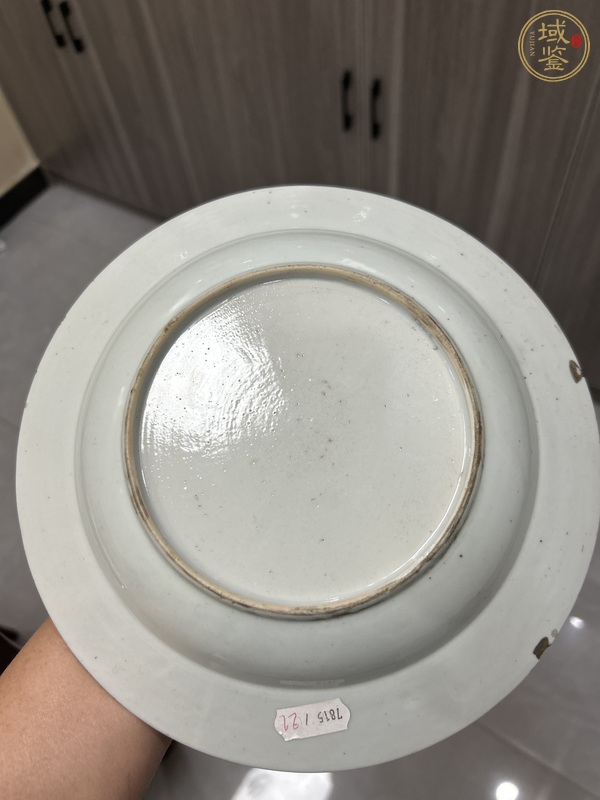 古玩陶瓷粉彩盤真品鑒賞圖