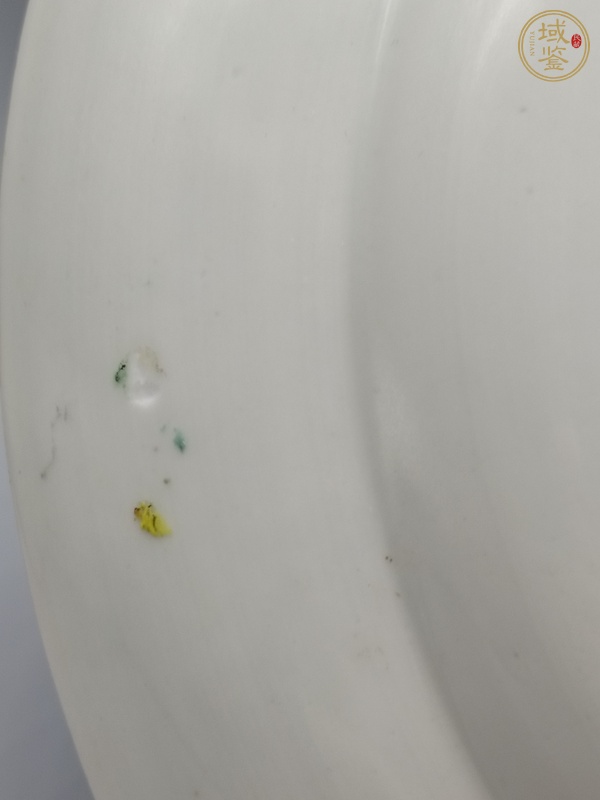 古玩陶瓷廣彩花鳥紋盤真品鑒賞圖