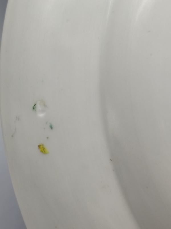 古玩陶瓷大尺寸廣彩花鳥紋盤拍賣，當前價格1200元