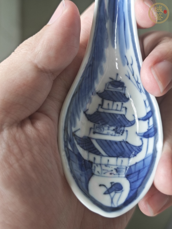 古玩陶瓷青花勺真品鑒賞圖
