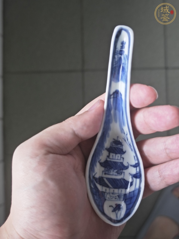 古玩陶瓷青花勺真品鑒賞圖