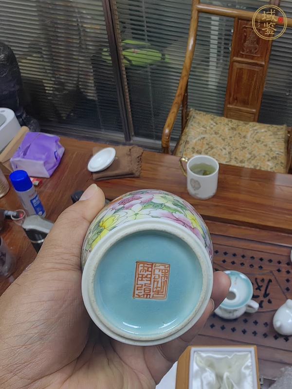 古玩陶瓷粉彩瓶真品鑒賞圖