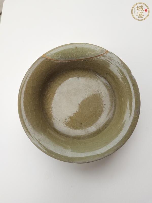 古玩陶瓷龍泉青瓷撇口洗真品鑒賞圖