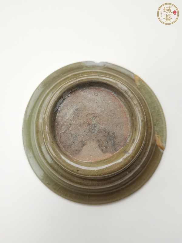 古玩陶瓷龍泉青瓷撇口洗真品鑒賞圖