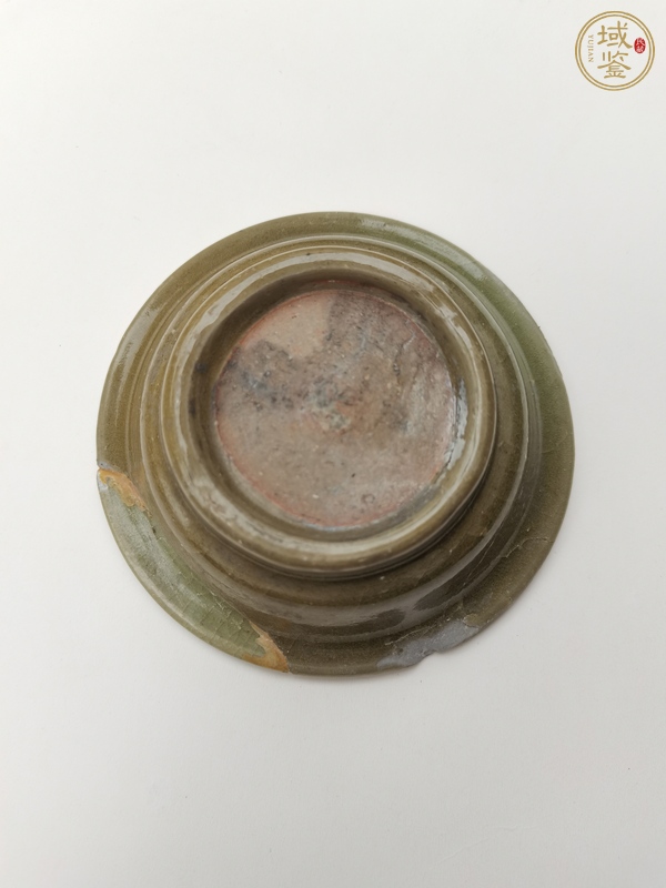 古玩陶瓷龍泉青瓷撇口洗真品鑒賞圖