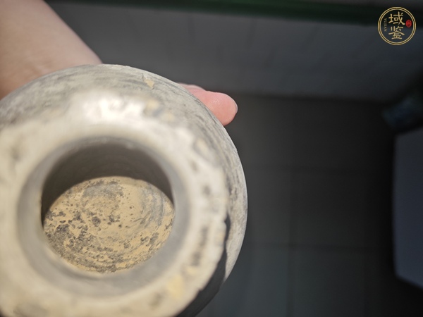 古玩陶瓷旋紋陶壺真品鑒賞圖
