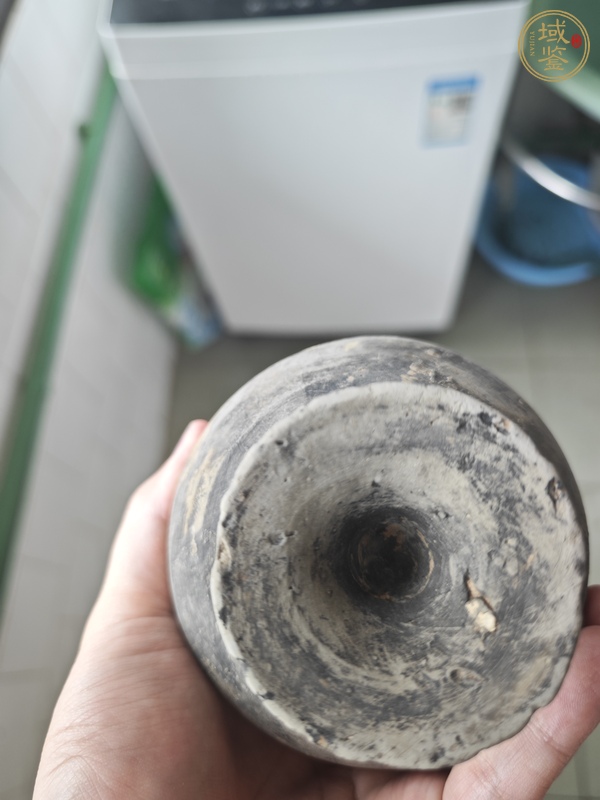古玩陶瓷旋紋陶壺真品鑒賞圖
