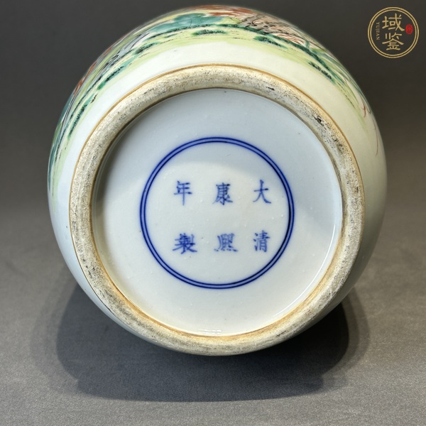 古玩陶瓷粉彩棒槌瓶真品鑒賞圖