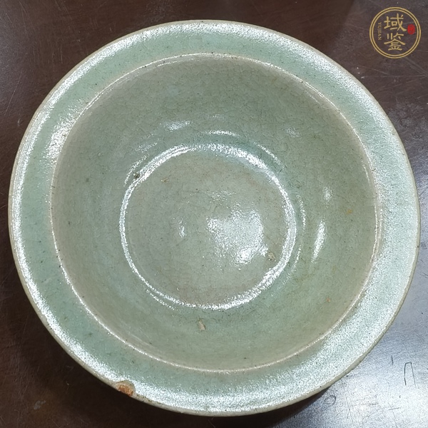 古玩陶瓷龍泉青瓷雙魚洗真品鑒賞圖
