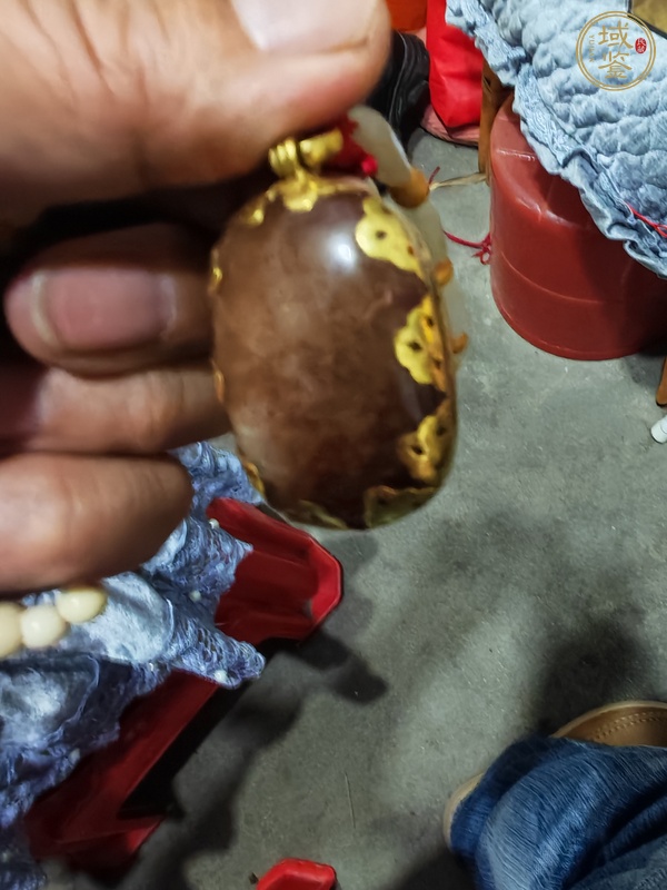 古玩玉器籽料墜真品鑒賞圖