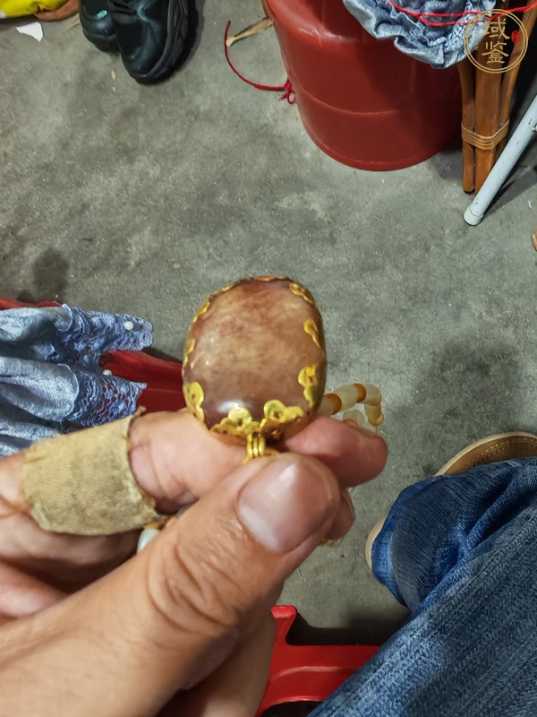 古玩玉器籽料墜真品鑒賞圖