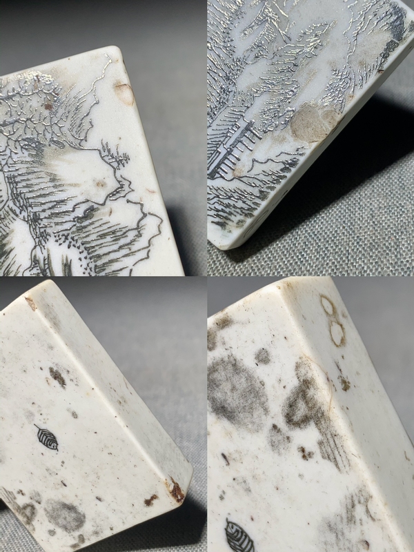 古玩陶瓷晚清反瓷風水鎮紙拍賣，當前價格2800元