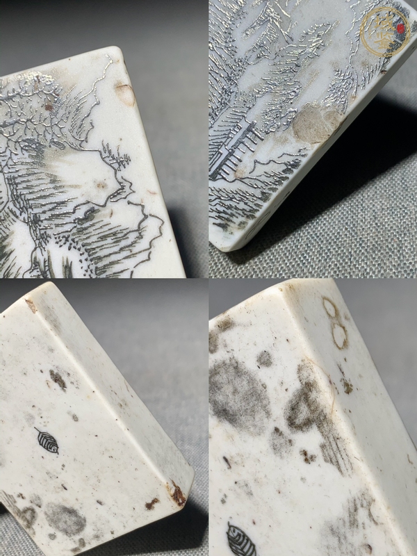 古玩陶瓷晚清反瓷鎮(zhèn)紙真品鑒賞圖