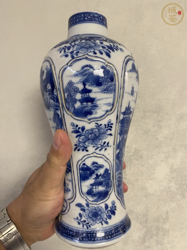 古玩陶瓷青花瓶真品鑒賞圖