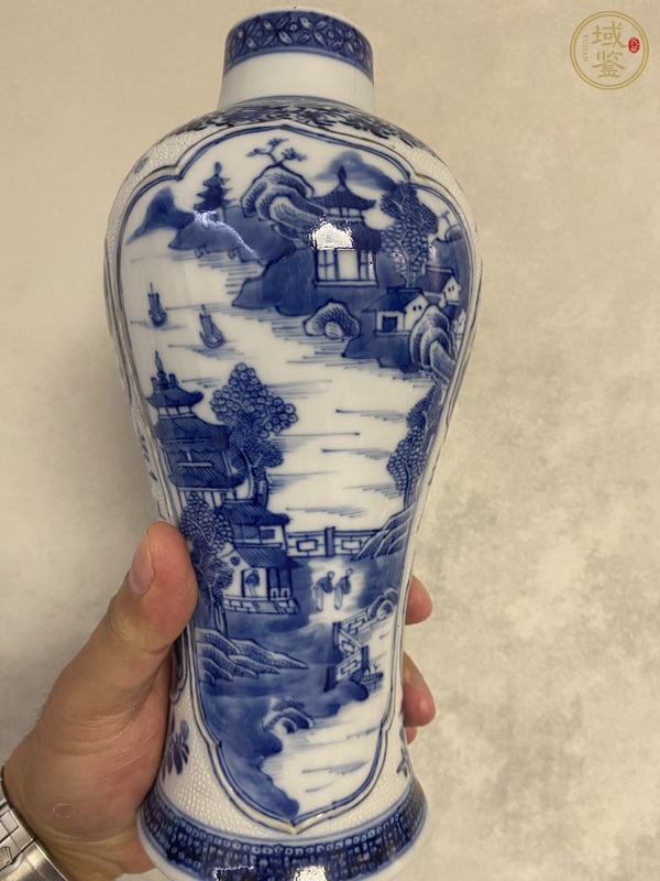 古玩陶瓷青花瓶真品鑒賞圖
