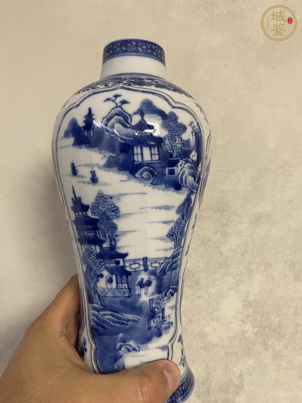 古玩陶瓷青花瓶真品鑒賞圖