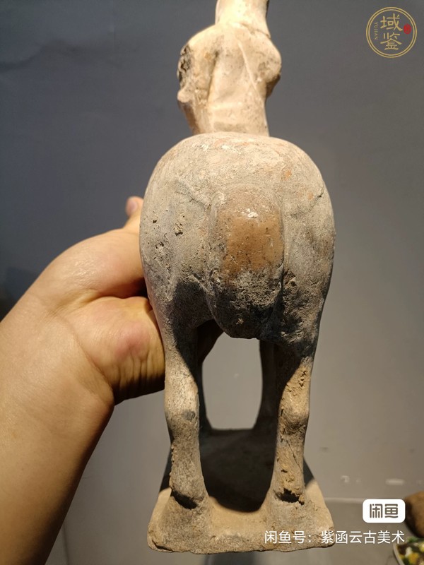 古玩陶瓷人騎真品鑒賞圖