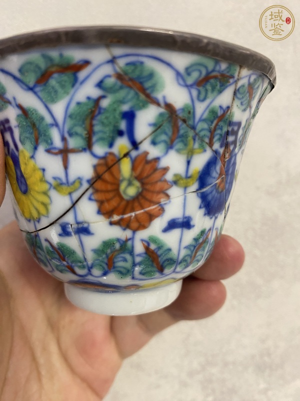 古玩陶瓷斗彩杯真品鑒賞圖