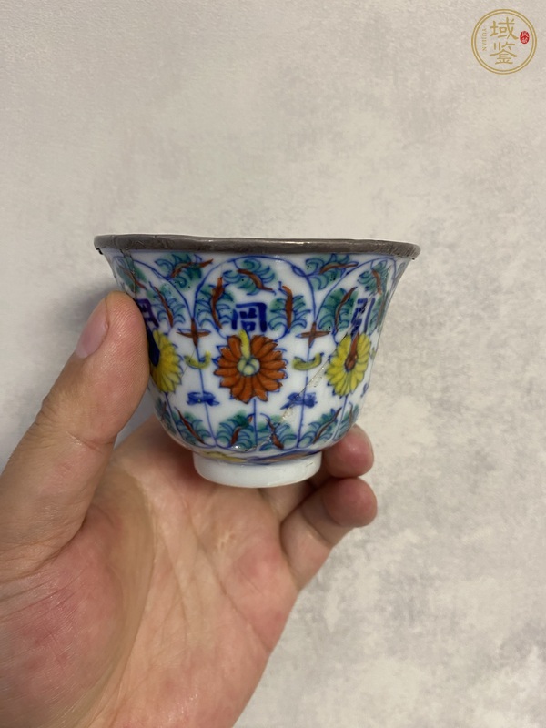 古玩陶瓷斗彩杯真品鑒賞圖