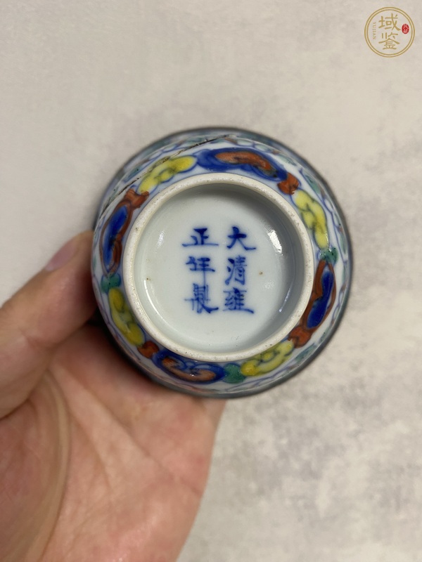 古玩陶瓷斗彩杯真品鑒賞圖