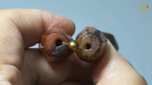 古玩玉器瑪瑙手鏈真品鑒賞圖