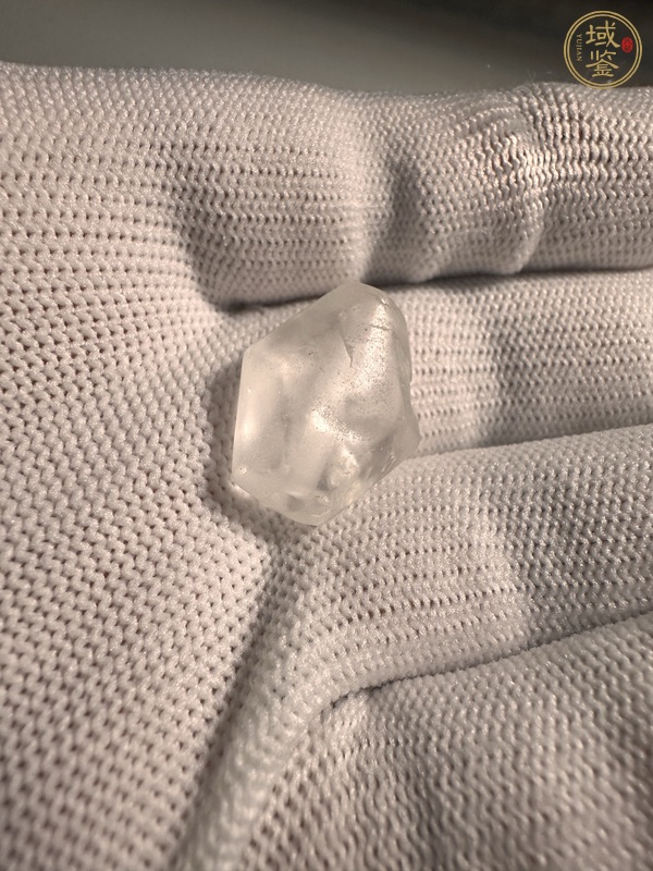 古玩玉器天然水晶珠真品鑒賞圖